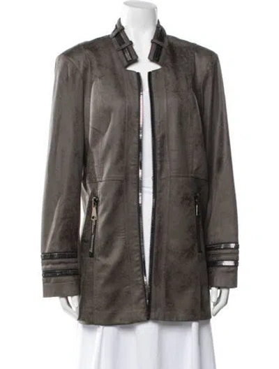 Pre-owned Joseph Ribkoff Jacket In Brown