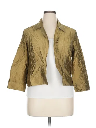 Pre-owned Joseph Ribkoff Jacket In Gold