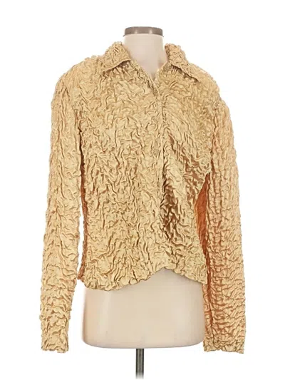 Pre-owned Joseph Ribkoff Jacket In Gold