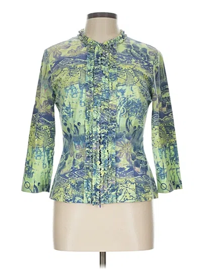 Pre-owned Joseph Ribkoff Jacket In Green