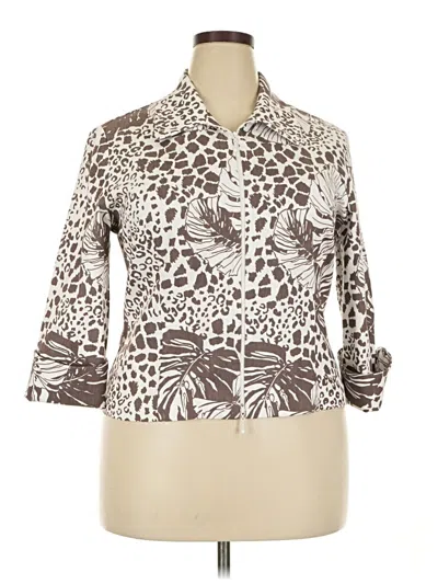 Pre-owned Joseph Ribkoff Jacket In Ivory