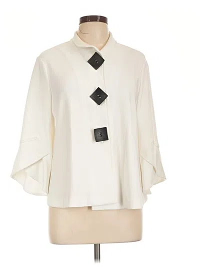 Pre-owned Joseph Ribkoff Jacket In Ivory