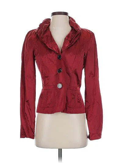 Pre-owned Joseph Ribkoff Jacket In Red