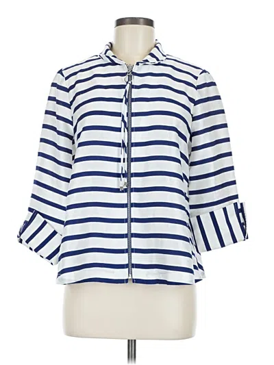 Pre-owned Joseph Ribkoff Jacket In White