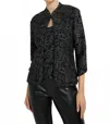 Joseph Ribkoff Jacquard Twin Set In Black In Black