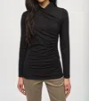 Joseph Ribkoff Jersey Knit Top In Black In Black