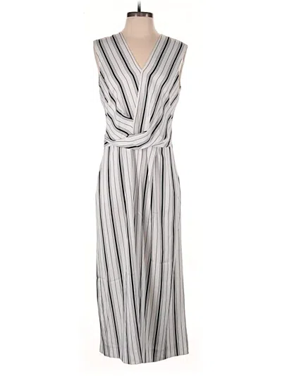 Pre-owned Joseph Ribkoff Jumpsuit In Silver