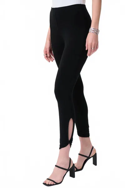 Joseph Ribkoff Keyhole Legging In Black