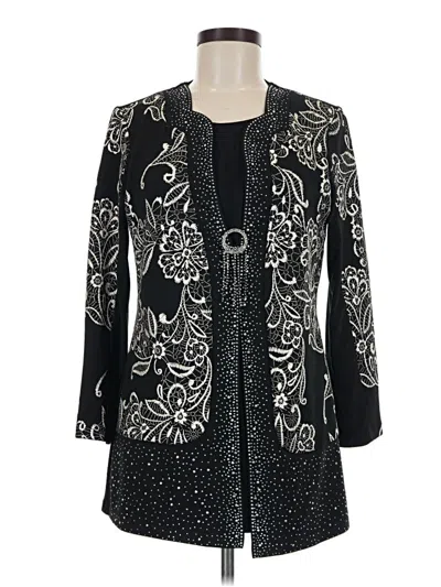 Pre-owned Joseph Ribkoff Kimono In Black