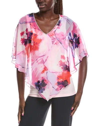 Joseph Ribkoff Kimono Sleeve Blouse In Multi