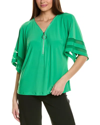Joseph Ribkoff Kimono Sleeve Top In Green