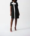 Joseph Ribkoff Knee-length Shift Dress In Black In Multi
