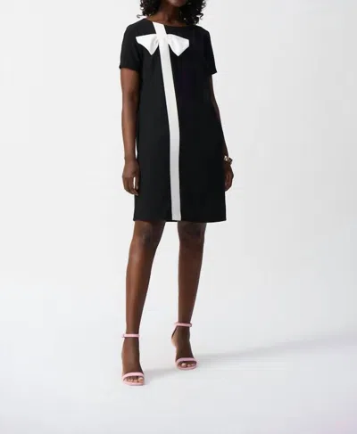 Joseph Ribkoff Knee-length Shift Dress In Black In Multi