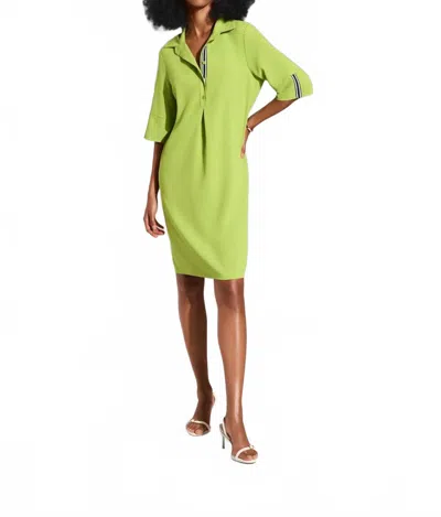 Joseph Ribkoff Knee Length Shirt Dress In Green