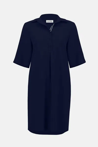 Joseph Ribkoff Knee-length Shirt Dress In Navy In Blue
