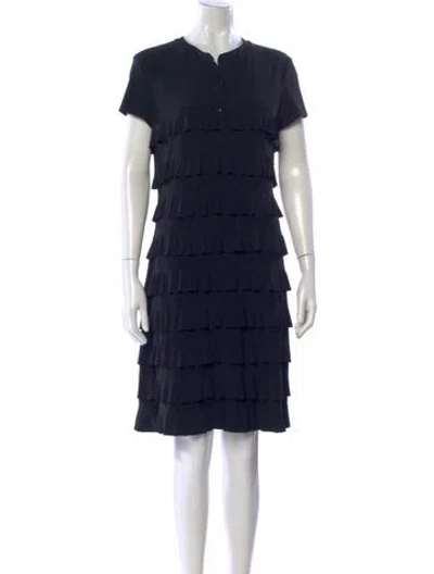 Pre-owned Joseph Ribkoff Knee-length Dress In Blue
