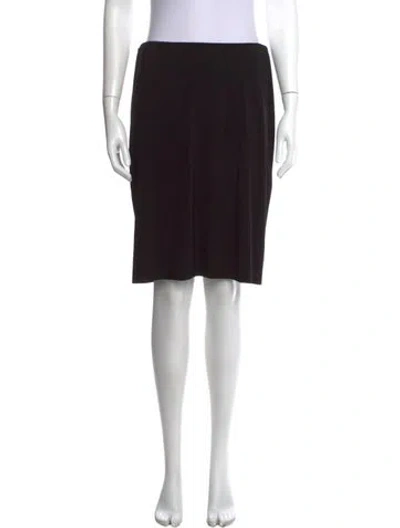 Pre-owned Joseph Ribkoff Knee-length Skirt In Black