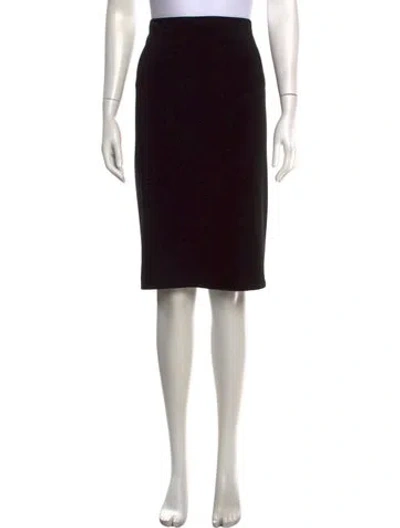 Pre-owned Joseph Ribkoff Knee-length Skirt In Black