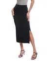 Joseph Ribkoff Minimalist High-rise Midi Skirt In Midnight Blue In Blue