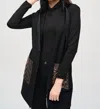 Joseph Ribkoff Knit Vest In Black In Black