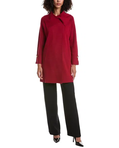Joseph Ribkoff Knee Length Shift Dress In Lipstick Red In Burgundy