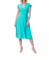 Joseph Ribkoff Knit Wrap Dress In Aqua In Blue