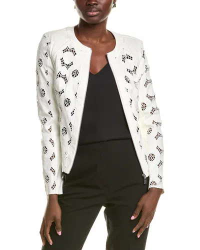 Joseph Ribkoff Lace Jacket In White