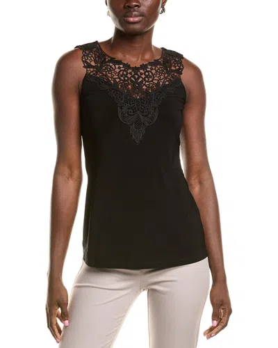 JOSEPH RIBKOFF JOSEPH RIBKOFF LACE NECK TOP