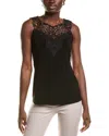 Joseph Ribkoff Lace Neck Top