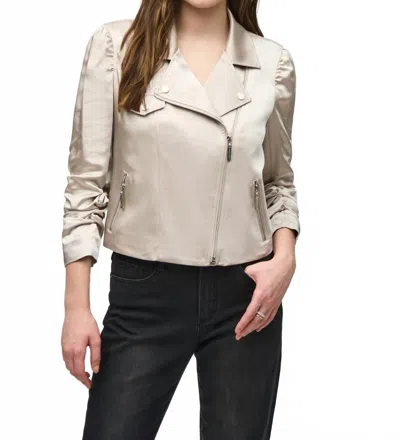 Joseph Ribkoff Lds Jacket In Moonstone In Neutral