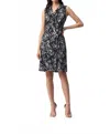 Joseph Ribkoff Millennium Dress In Black / White In Black