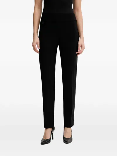 Joseph Ribkoff Logo-plaque Trousers In Black