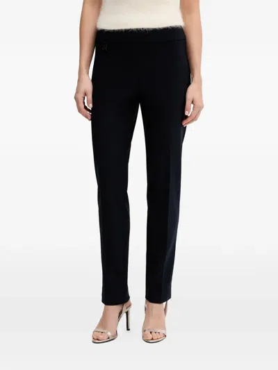 Joseph Ribkoff Logo-plaque Trousers In Blue