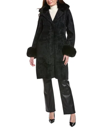 Joseph Ribkoff Long Coat In Black