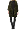 Joseph Ribkoff Embossed Jacquard Knit Coat In Black Iguana In Multi