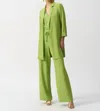 Joseph Ribkoff Long Notched Blazer In Greenery In Green
