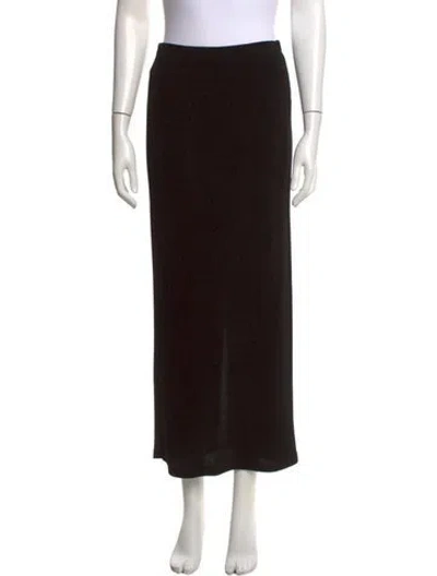 Pre-owned Joseph Ribkoff Long Skirt In Black