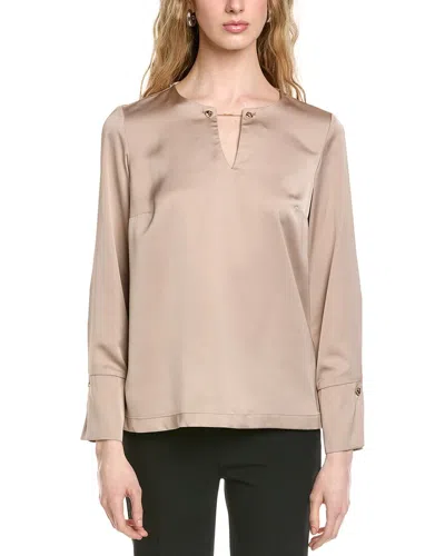 Joseph Ribkoff Long Sleeve Top In Neutral