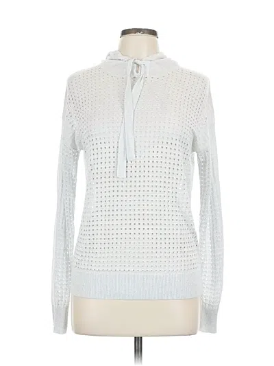 Pre-owned Joseph Ribkoff Long Sleeve Top Silver Turtleneck Tops