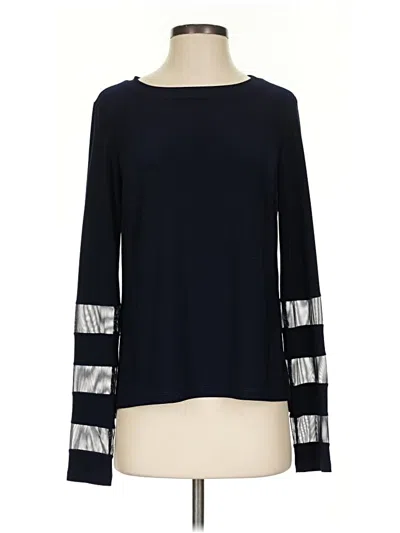 Pre-owned Joseph Ribkoff Long Sleeve T-shirt In Blue