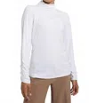 Joseph Ribkoff Long Sleeve Turtleneck Top In White In White