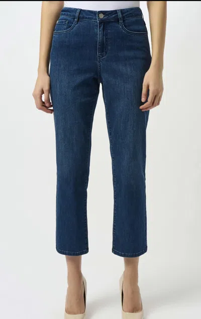 Joseph Ribkoff Margot Classic Straight Leg Jeans In Denim Medium Blue