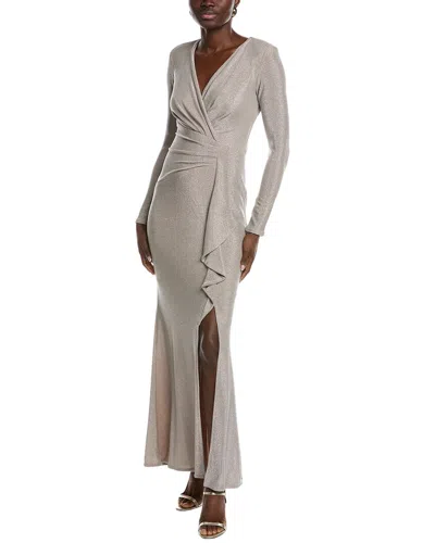 Joseph Ribkoff Maxi Dress In Silver