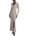 Joseph Ribkoff Maxi Dress In Silver