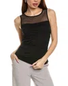 Joseph Ribkoff Mesh Tank In Black