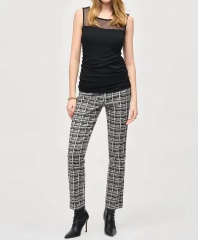 Joseph Ribkoff Mesh Tank Top In Black