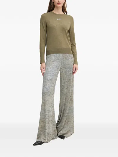Joseph Ribkoff Metallic-effect Trousers In Gray