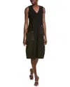 Joseph Ribkoff Draped Front Jumpsuit In Black