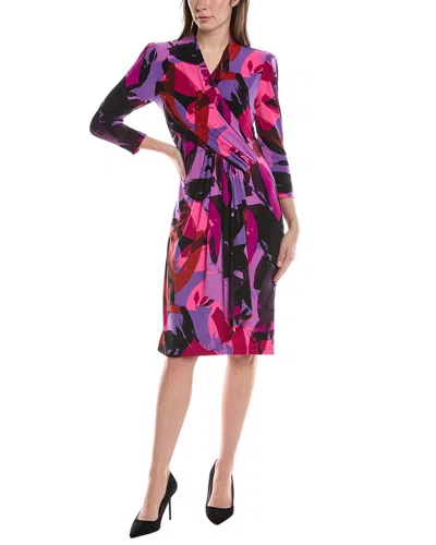Joseph Ribkoff Midi Dress In Multi