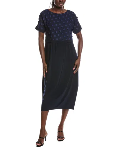 Joseph Ribkoff Midi Dress In Blue